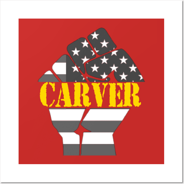 Carver job independent day Wall Art by Slukable